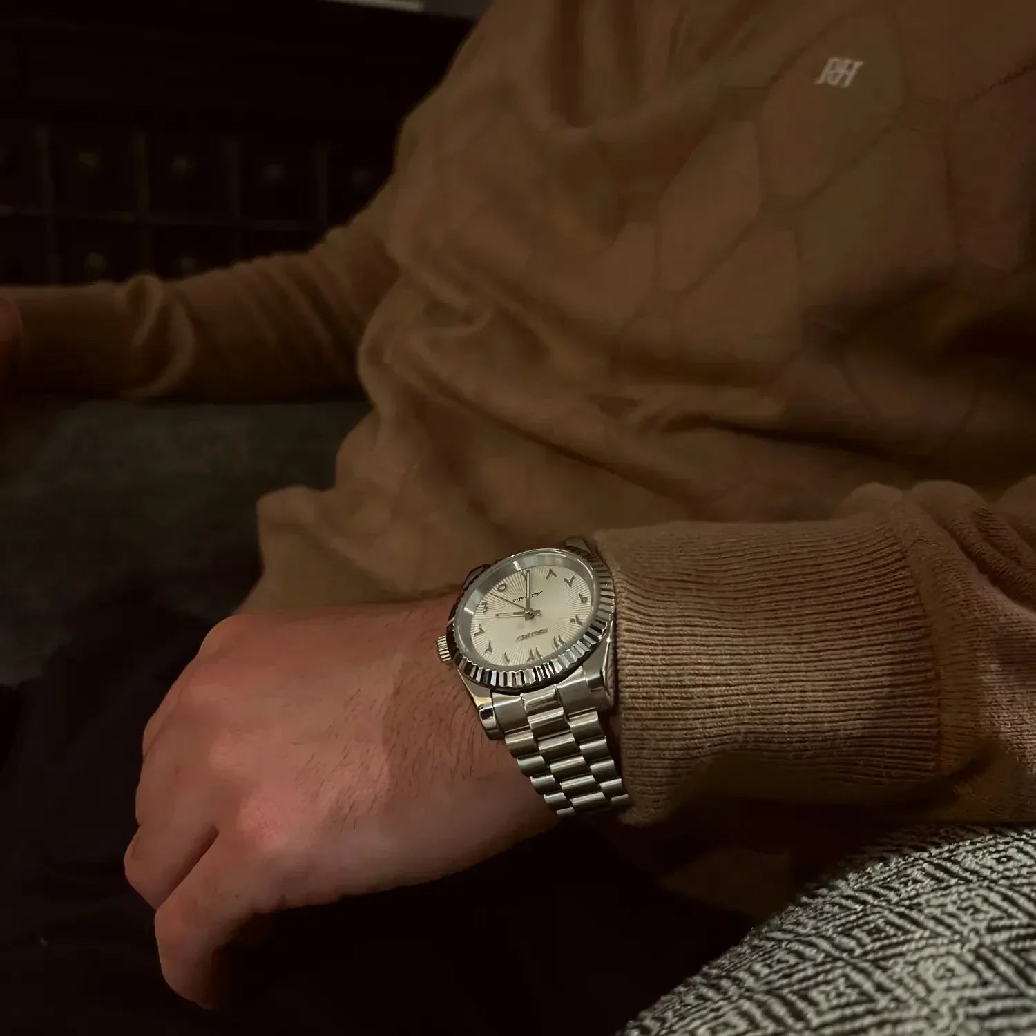 Moddys Seikojust editorial wrist shot — Datejust alternative for American professionals