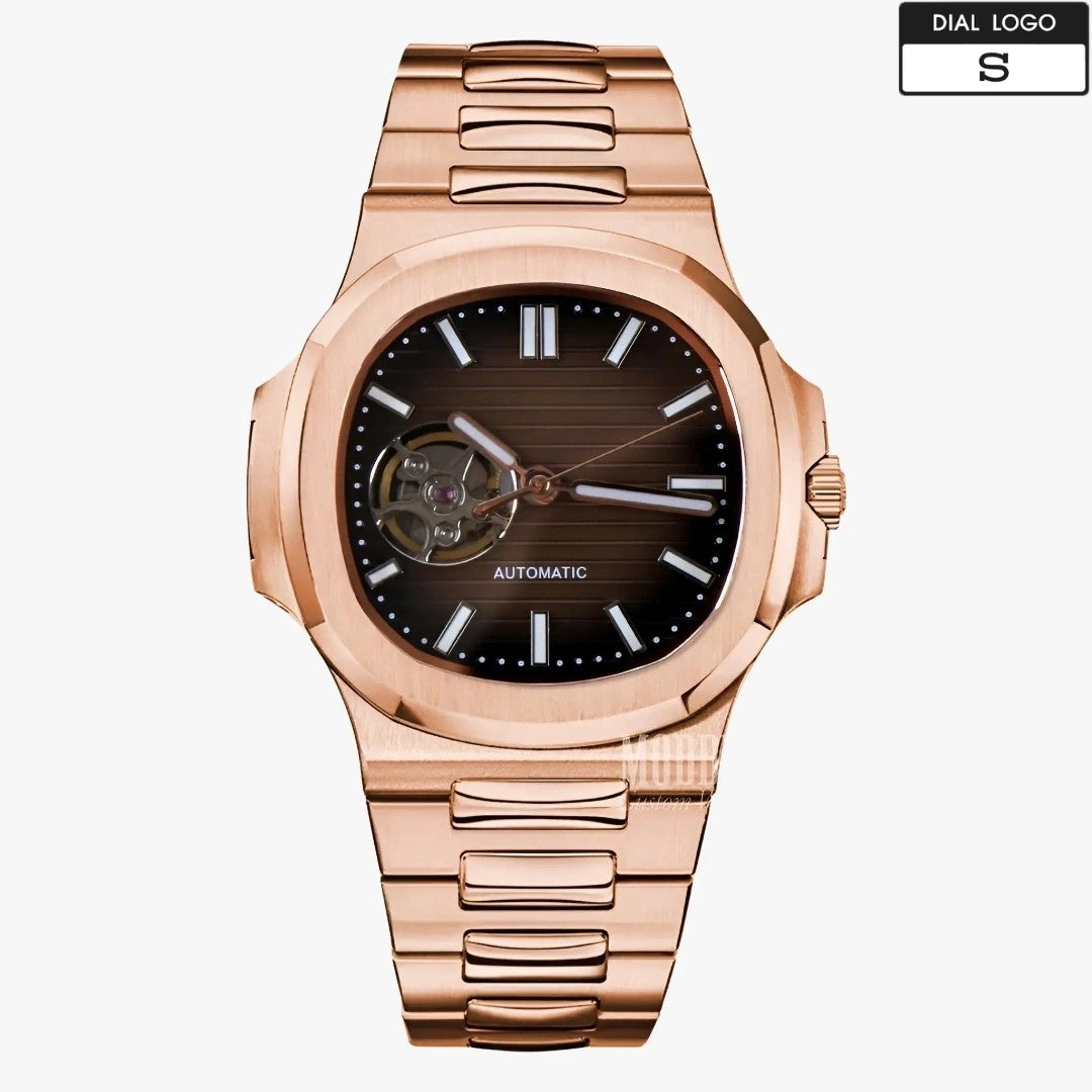 Nautiko | Rose Gold Chocolate Open Heart