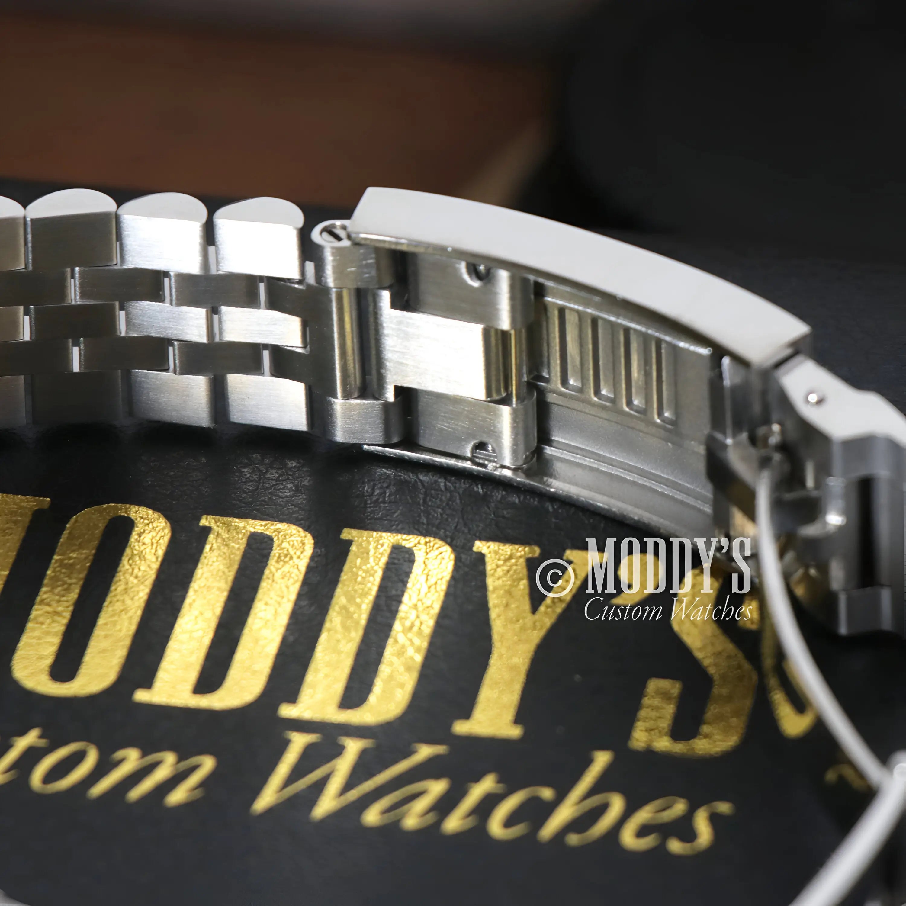 Seiko mod Datejust stainless steel watch with NH35 movement