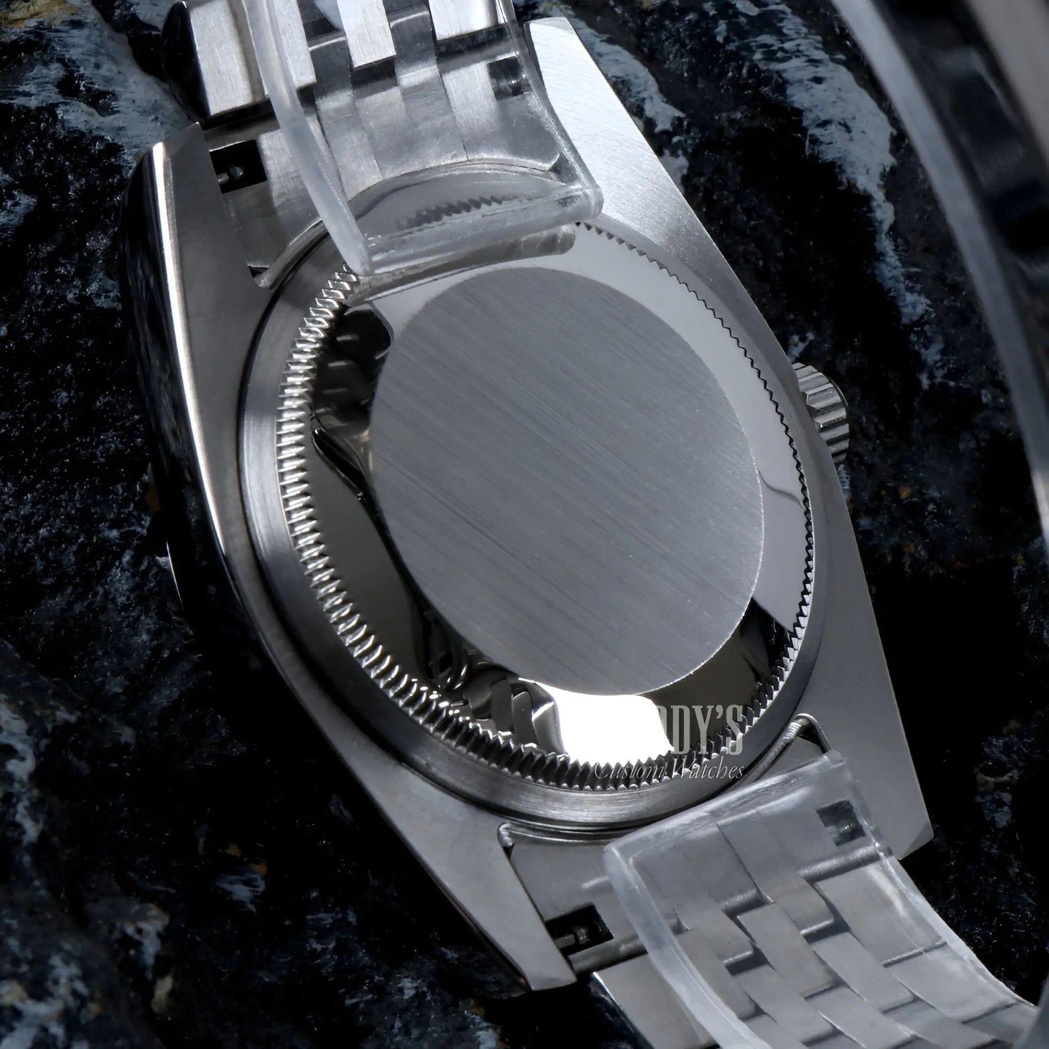 Seiko mod datejust with NH35 automatic and silver dial