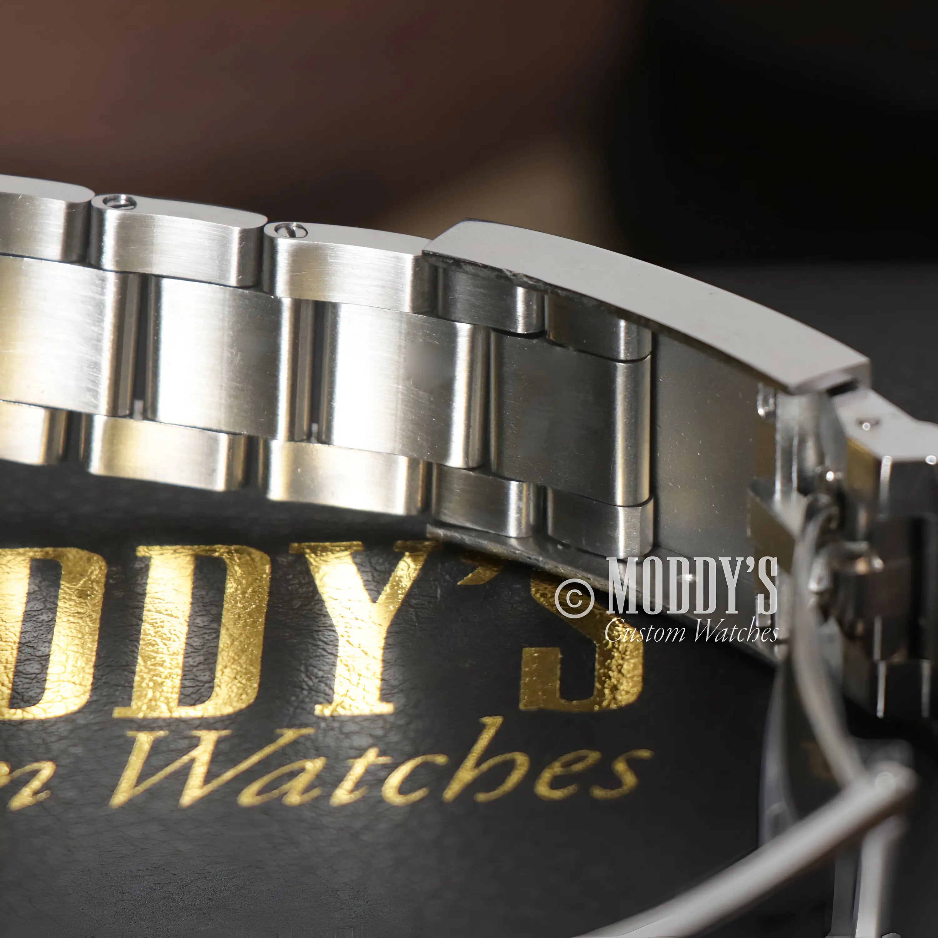 Seiko mod Deepsea watch with 316L stainless steel band