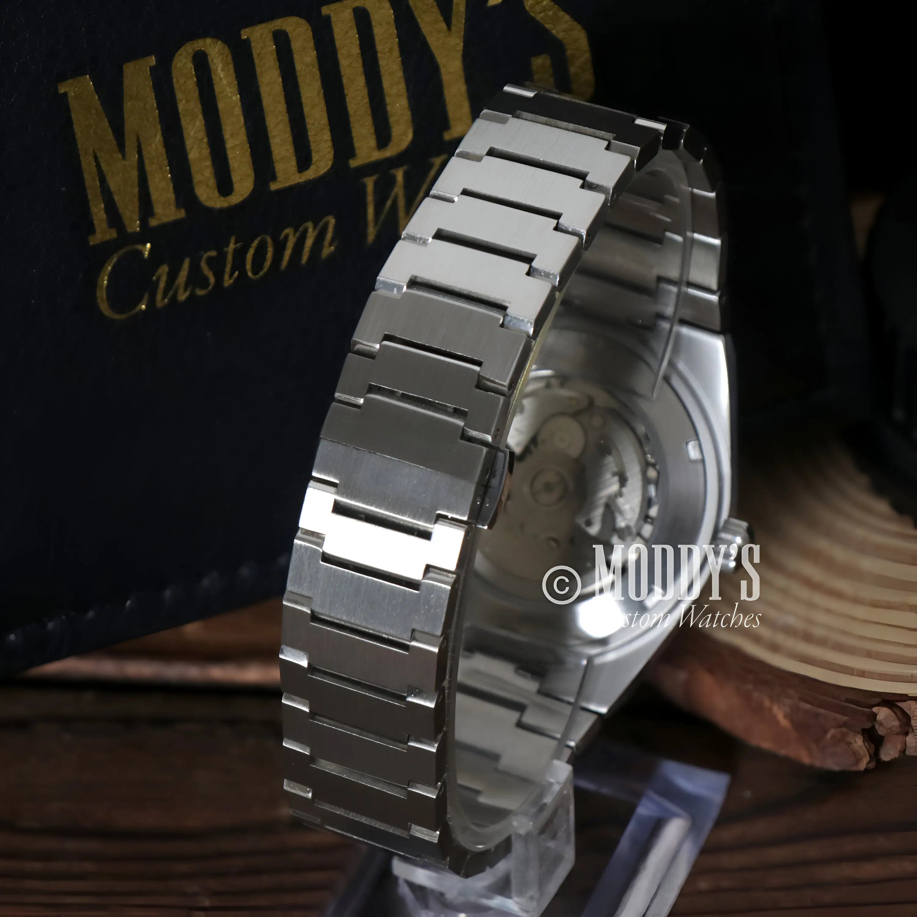 PRXeiko Ice Blue Seiko mod with NH35 automatic movement