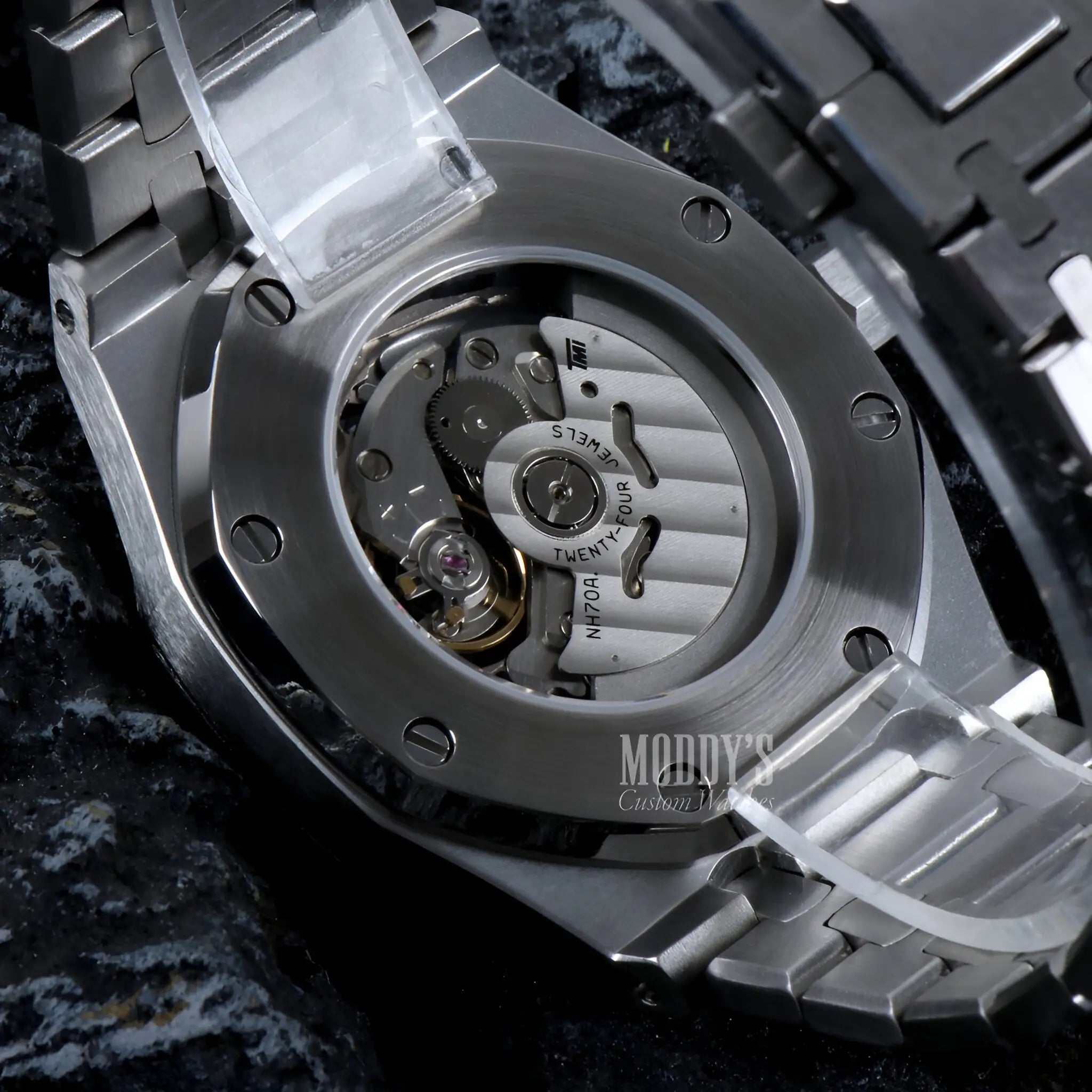 Royal Seikoak Skeleton watch with Seiko NH70 automatic movement