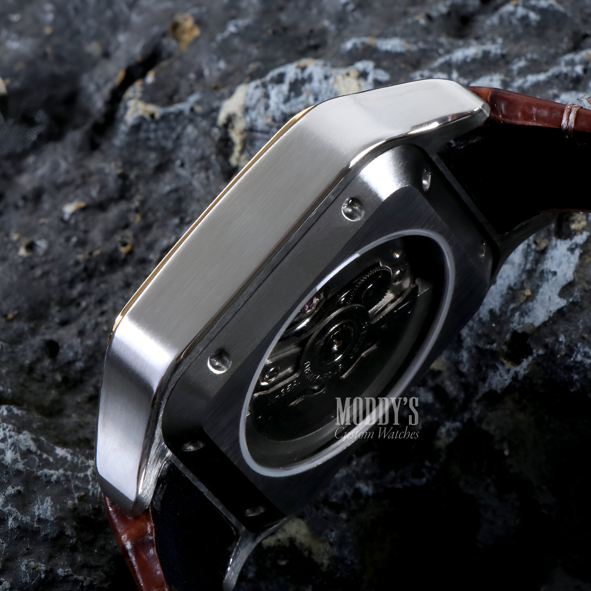Santeiko | White Brown Leather