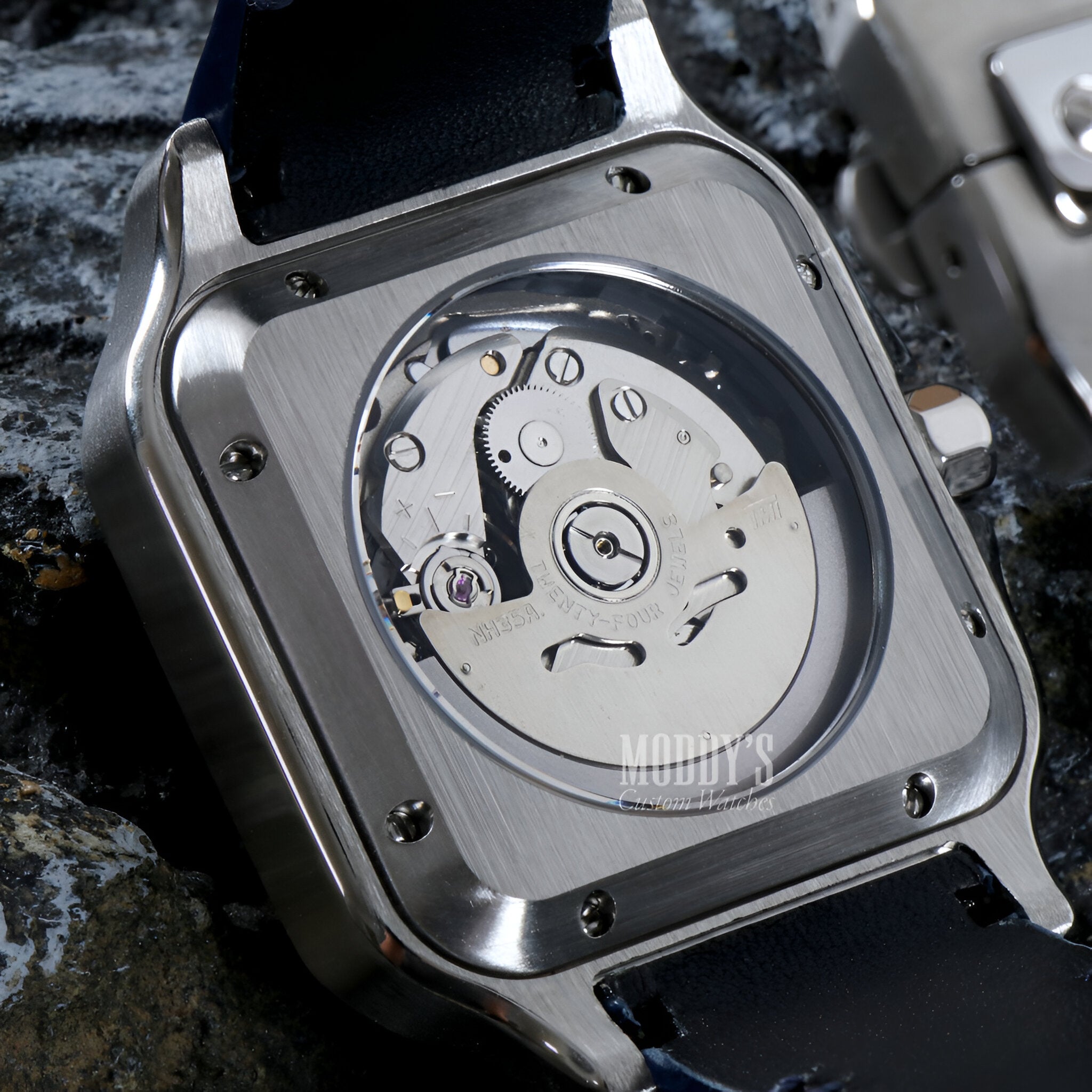 Santeiko | White Blue Leather