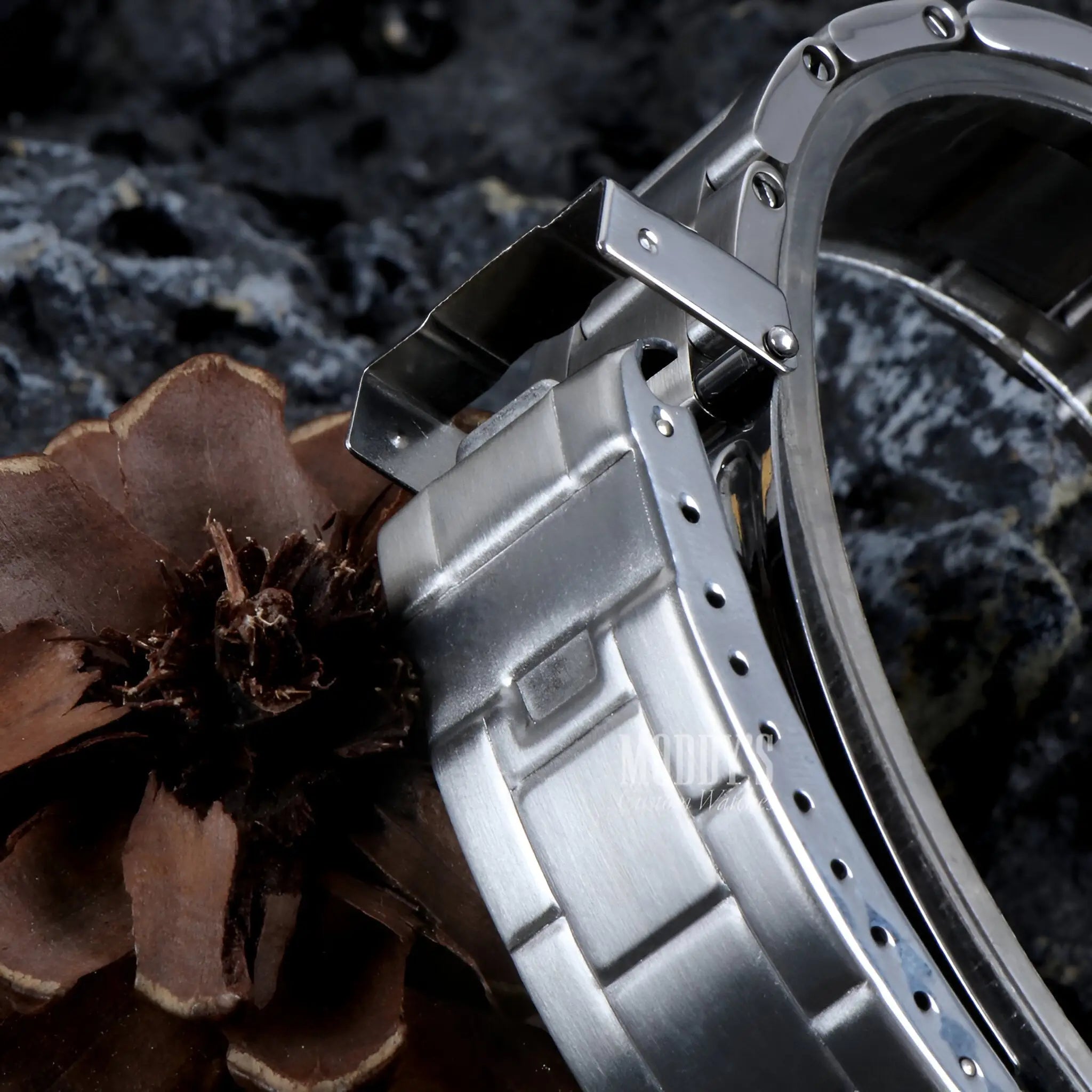 Seiko mod submariner vintage watch with NH35 automatic movement