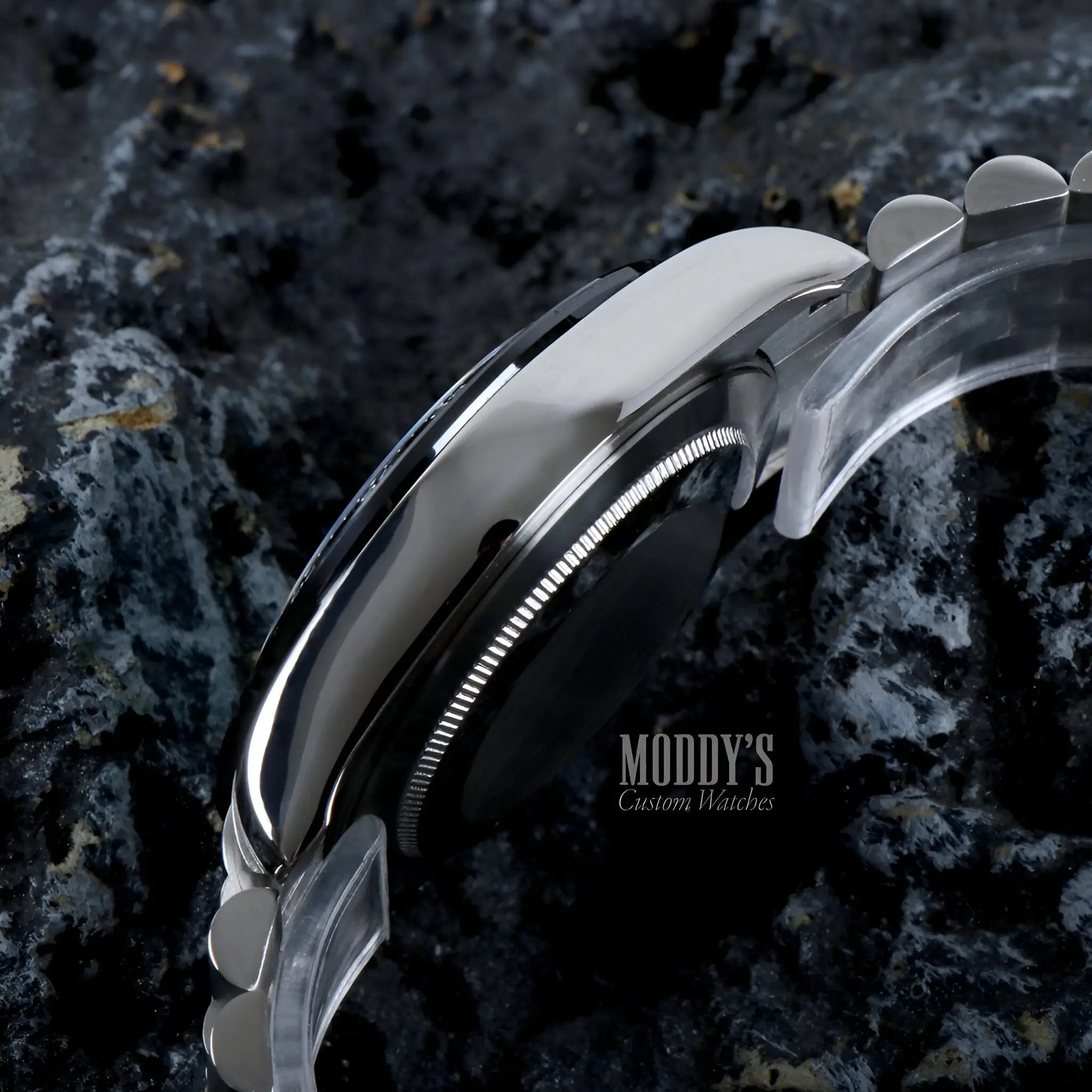 Tudeiko Chrono Blue stainless steel watch with Seiko VK63 hybrid movement