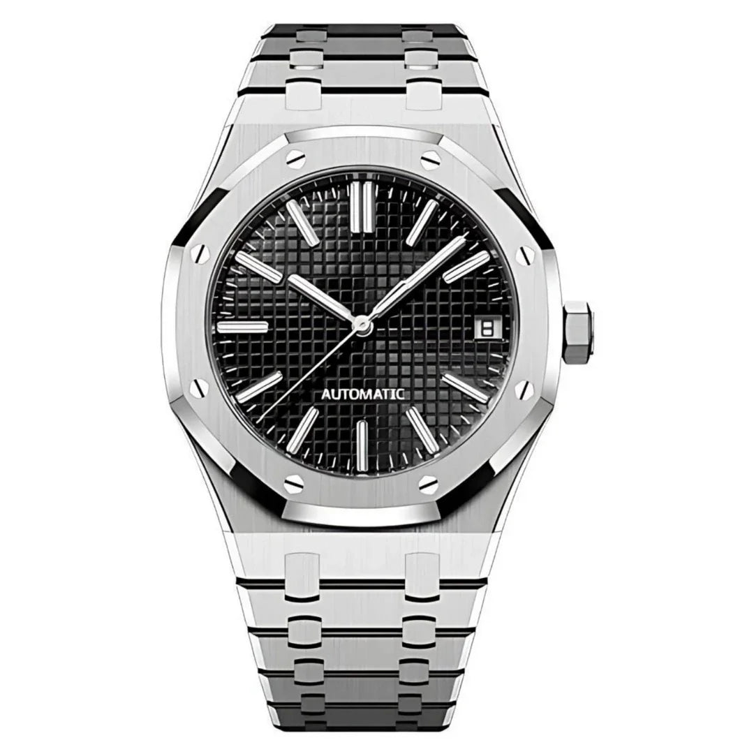 Royal Seikoak | Black - Royal Oak - Moddys Custom Watches