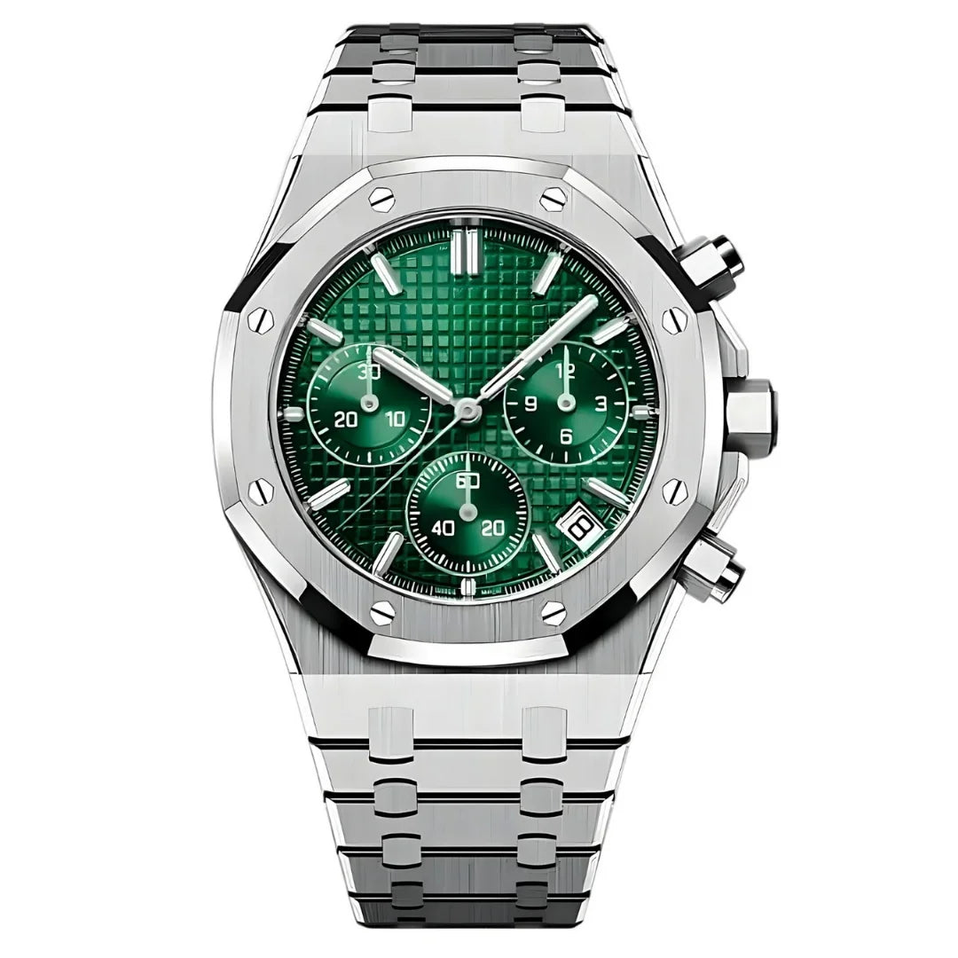 Royal Seikoak | Chrono Green - Royal Oak - Moddys Custom Watches
