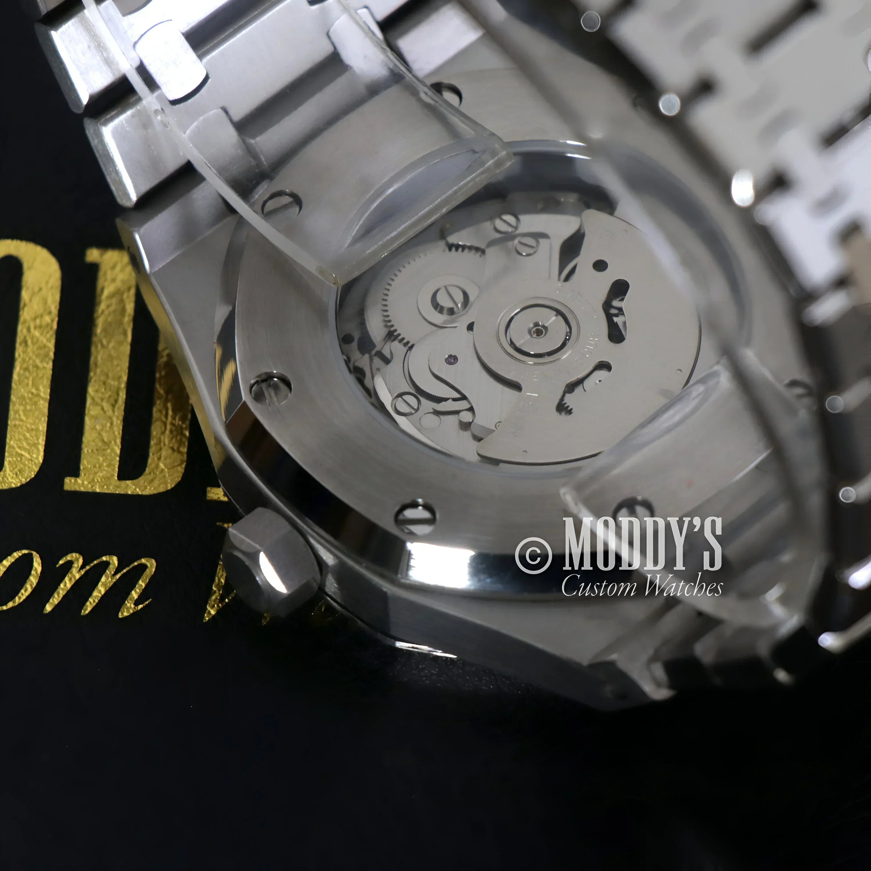 Silver wristwatch featuring NH35 automatic movement from the Prestigious Seiko collection