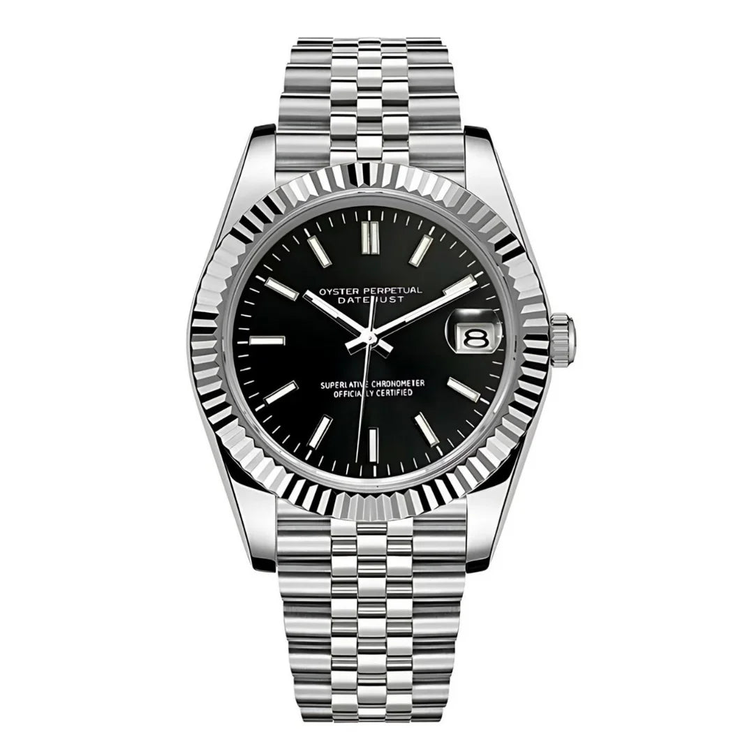 Seikojust | Classic Black - Datejust - Moddys Custom Watches