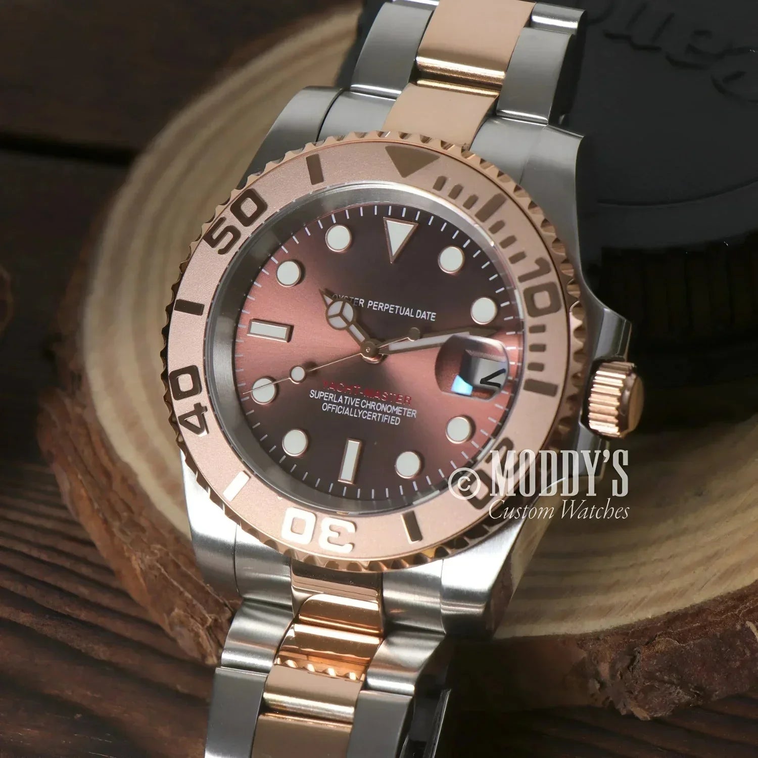 Two-tone Rolex Yacht-Master in Seikomariner | Rose Gold with NH35 automatic movement