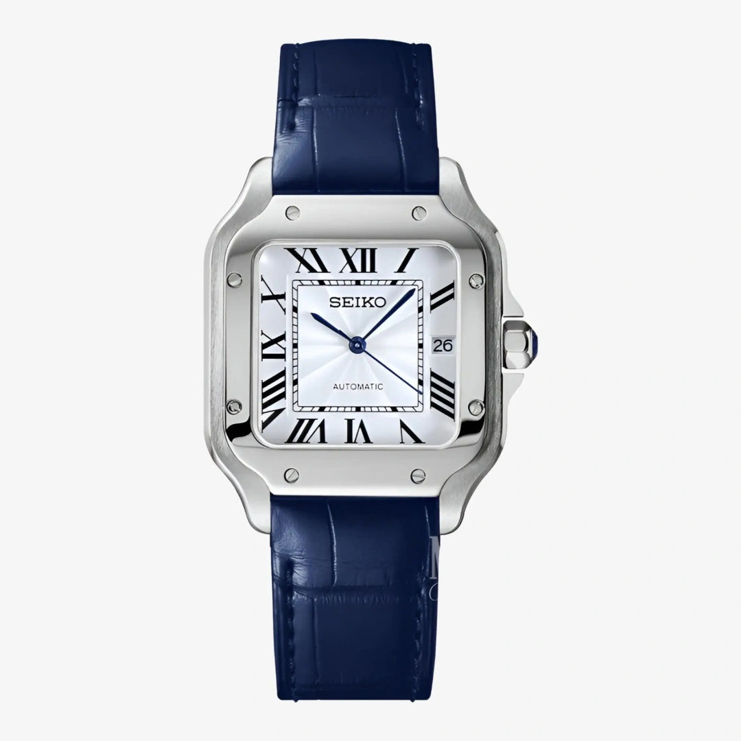 Santeiko | White Blue Leather