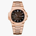 Nautiko | Rose Gold Chocolate Open Heart