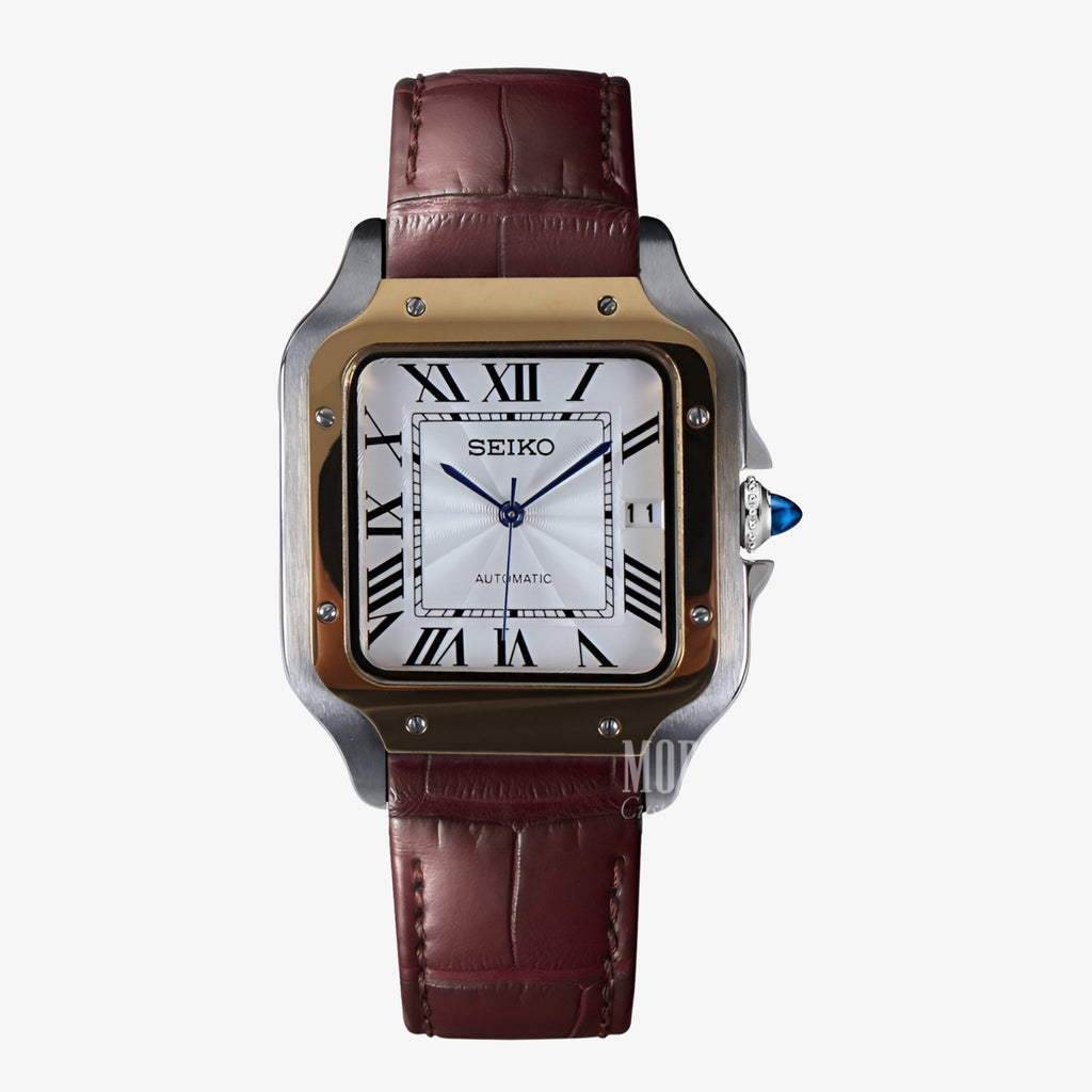 Santeiko | White Brown Leather