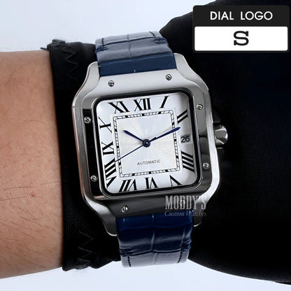 Santeiko | White Blue Leather