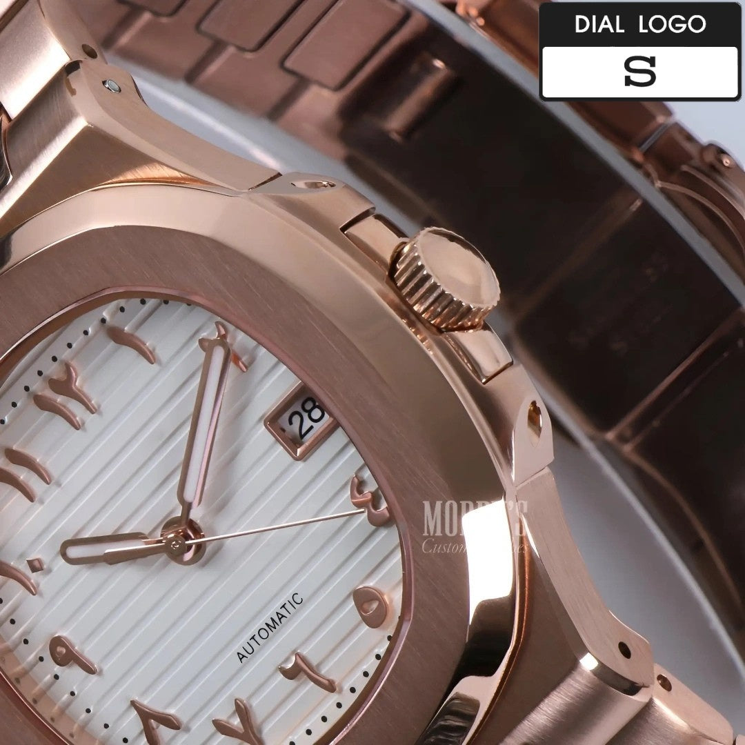 Nautiko | Arabic Rose Gold - White