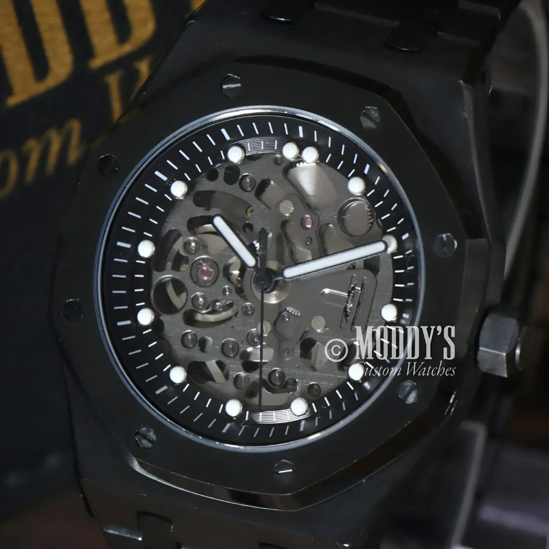 Royal Seikoak | Skeleton Full Black