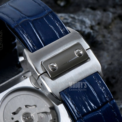 Santeiko | White Blue Leather