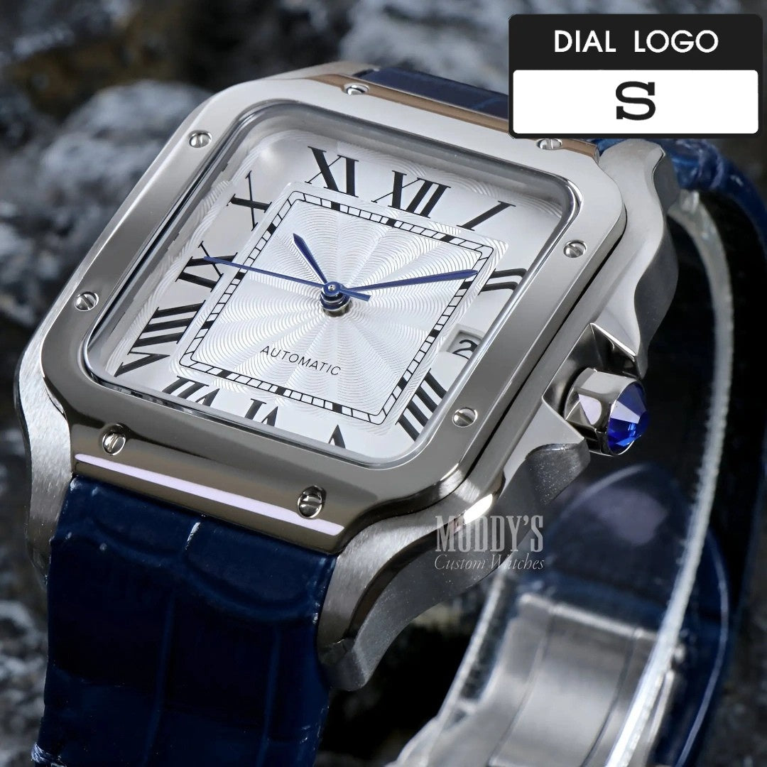 Santeiko | White Blue Leather