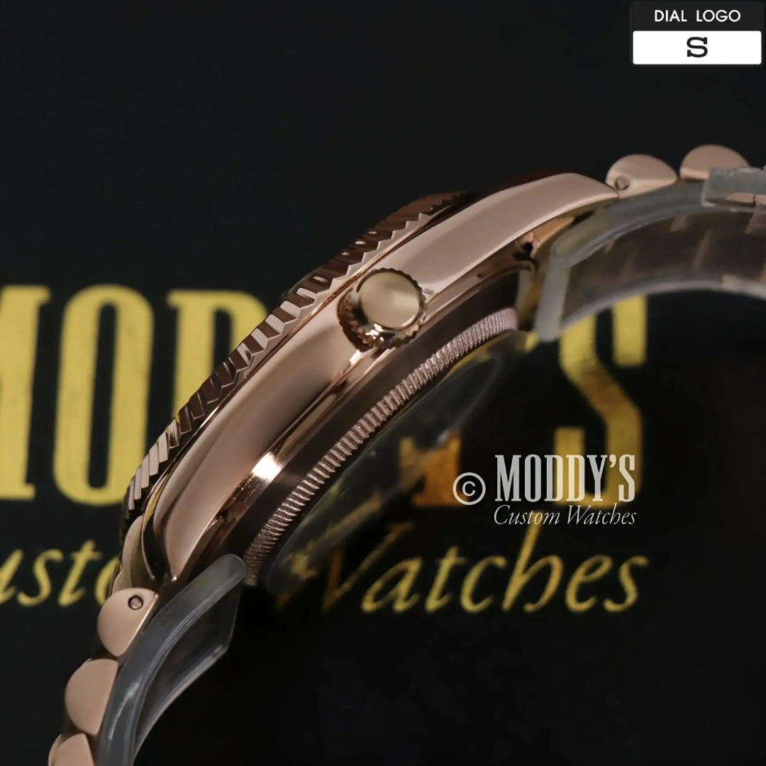 Seikojust | Daydate Rose Gold - Chocolate Arabic