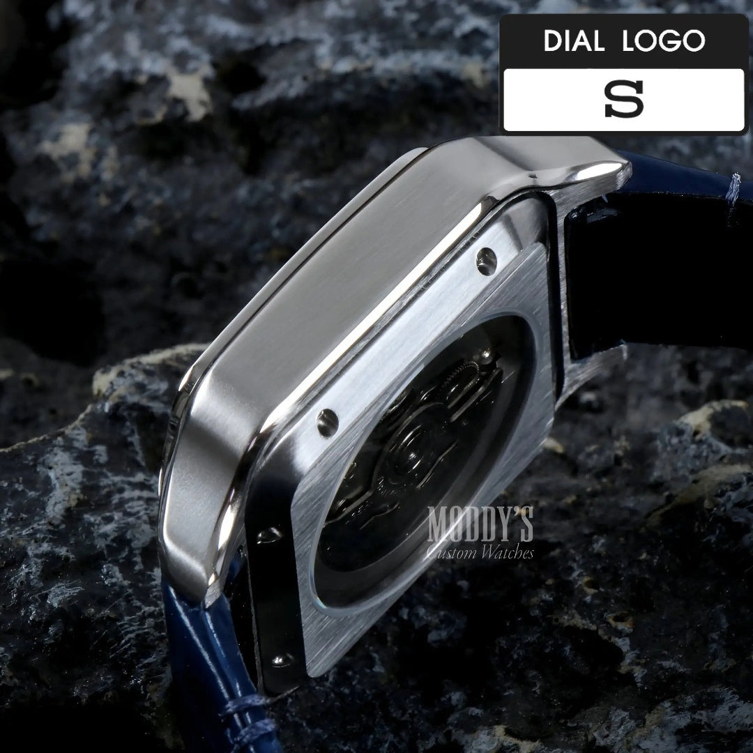 Santeiko | White Blue Leather
