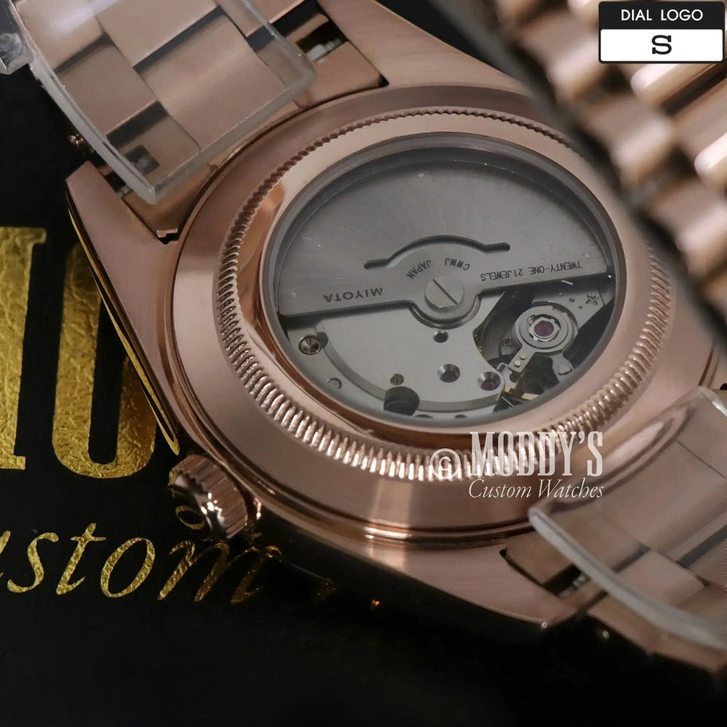 Seikojust | Daydate Rose Gold - Chocolate Arabic