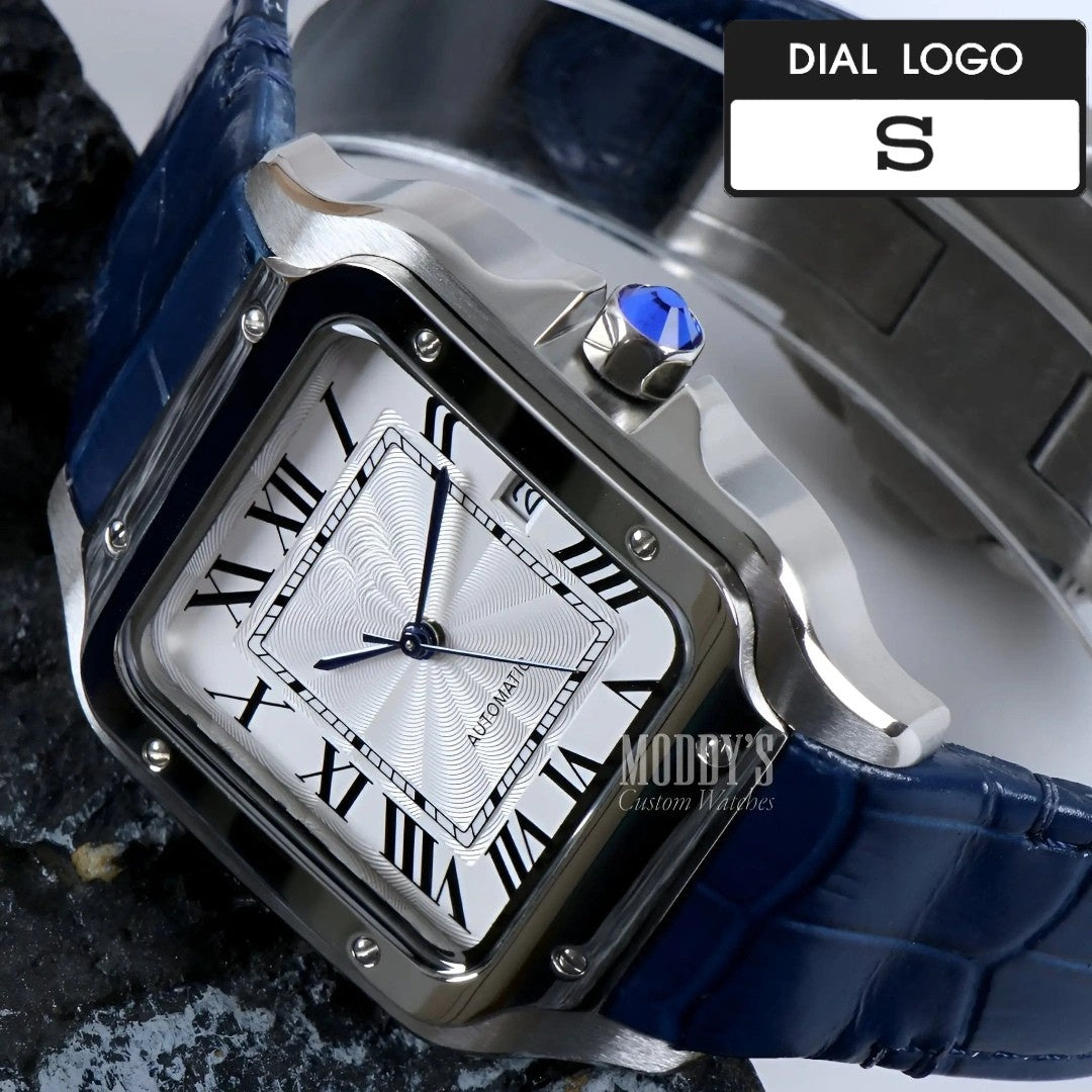 Santeiko | White Blue Leather