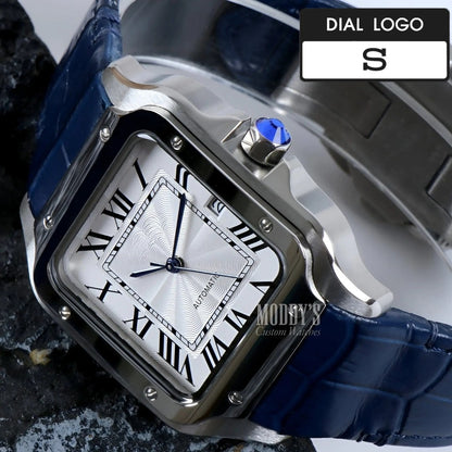 Santeiko | White Blue Leather