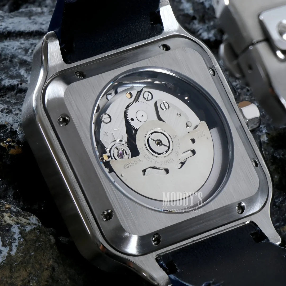 Santeiko | White Blue Leather
