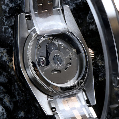 Seikojust Wimbledon two-tone watch with 316L stainless steel and NH35 automatic movement