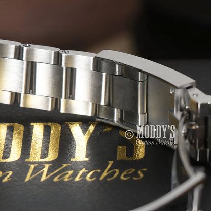 Seiko mod Deepsea watch with 316L stainless steel band