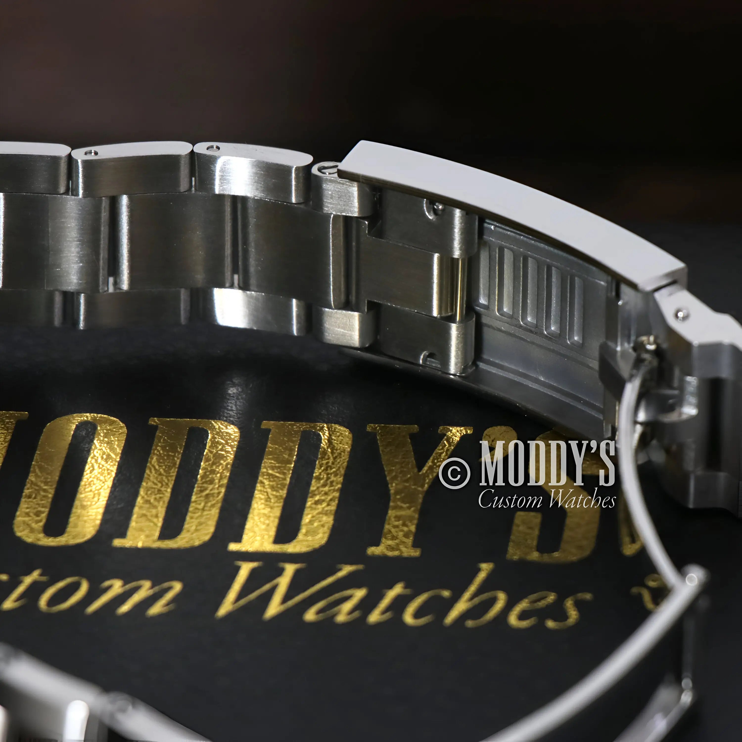 Seiko mod GMT Batman watch with NH34 automatic movement