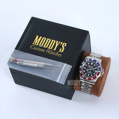 GMTeiko Pepsi stainless steel GMT with Seiko NH34 and iconic mod design