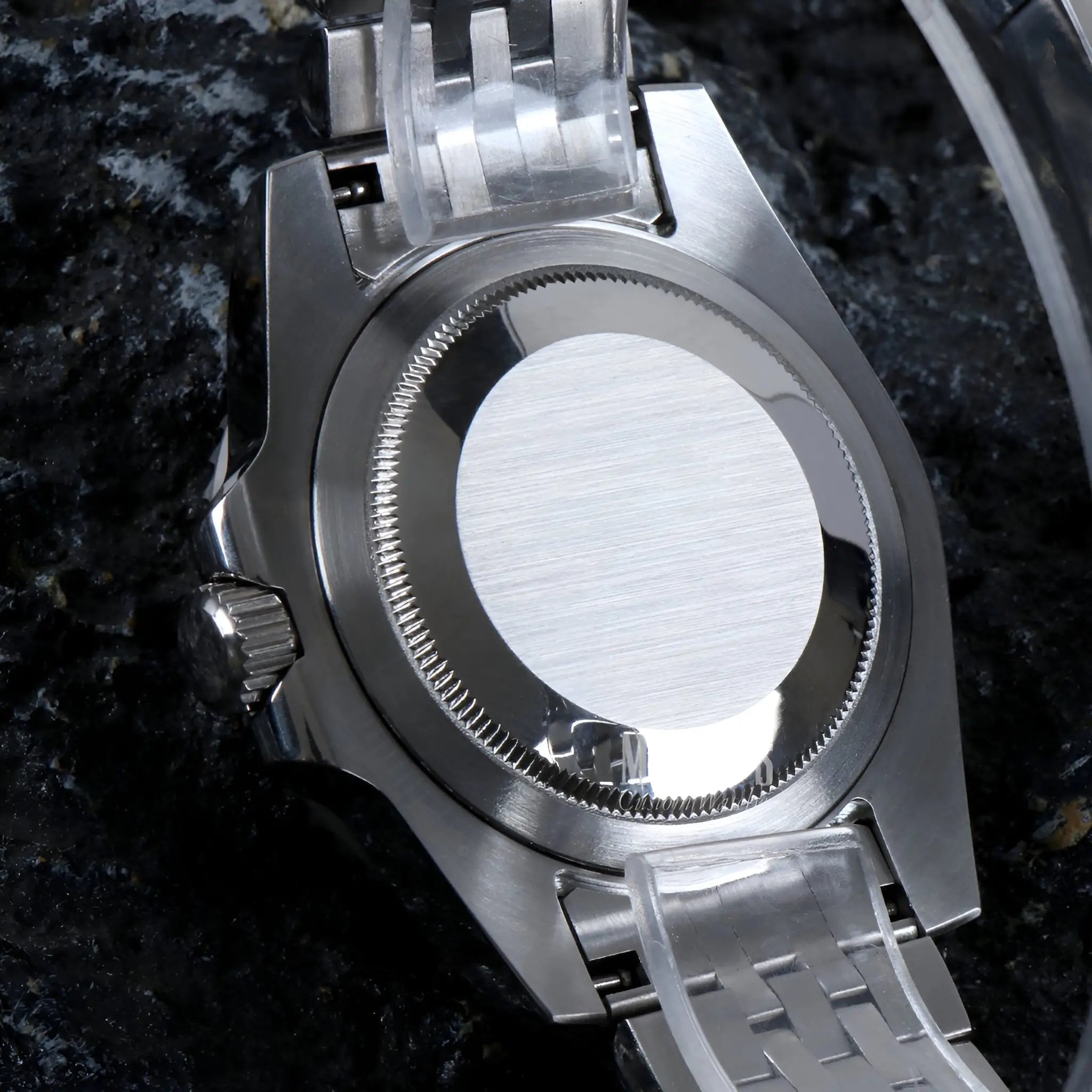 Seiko mod GMT with NH34 automatic movement in Rolex oyster perpetual case