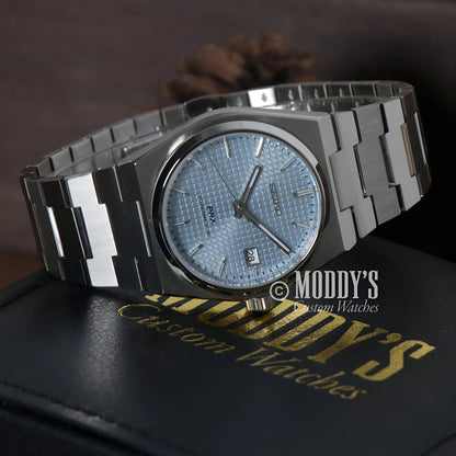 PRXeiko Ice Blue Seiko mod with NH35 automatic movement