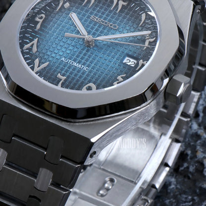 Royal Seikoak Arabic Blue mod with Seiko NH35 automatic movement