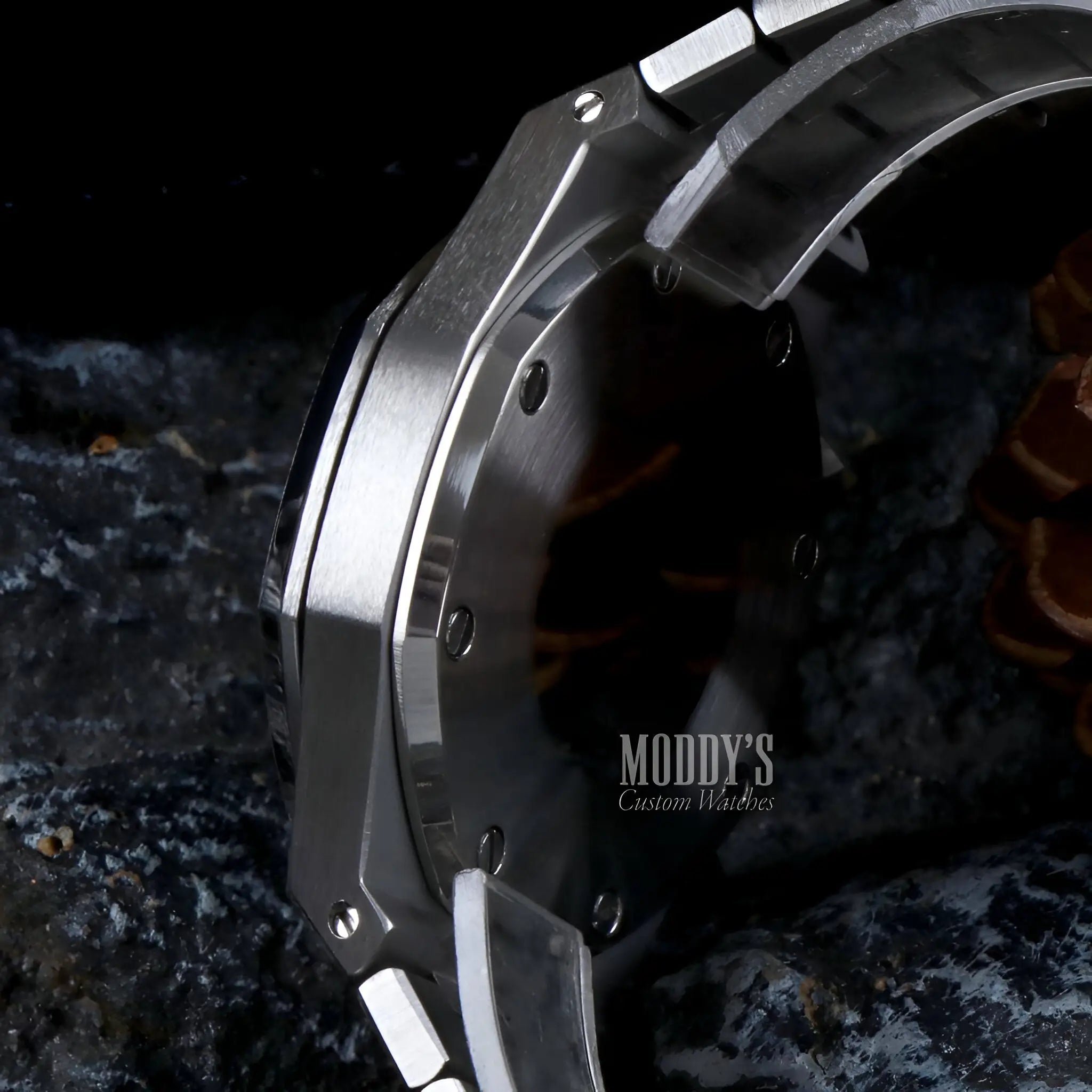 Royal Seikoak Royal Oak mod watch with Seiko NH35 automatic movement