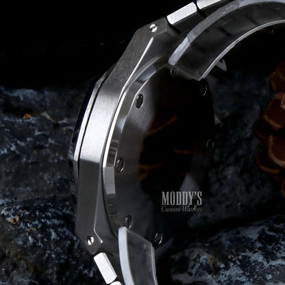 Royal Seikoak Royal Oak mod watch with Seiko NH35 automatic movement