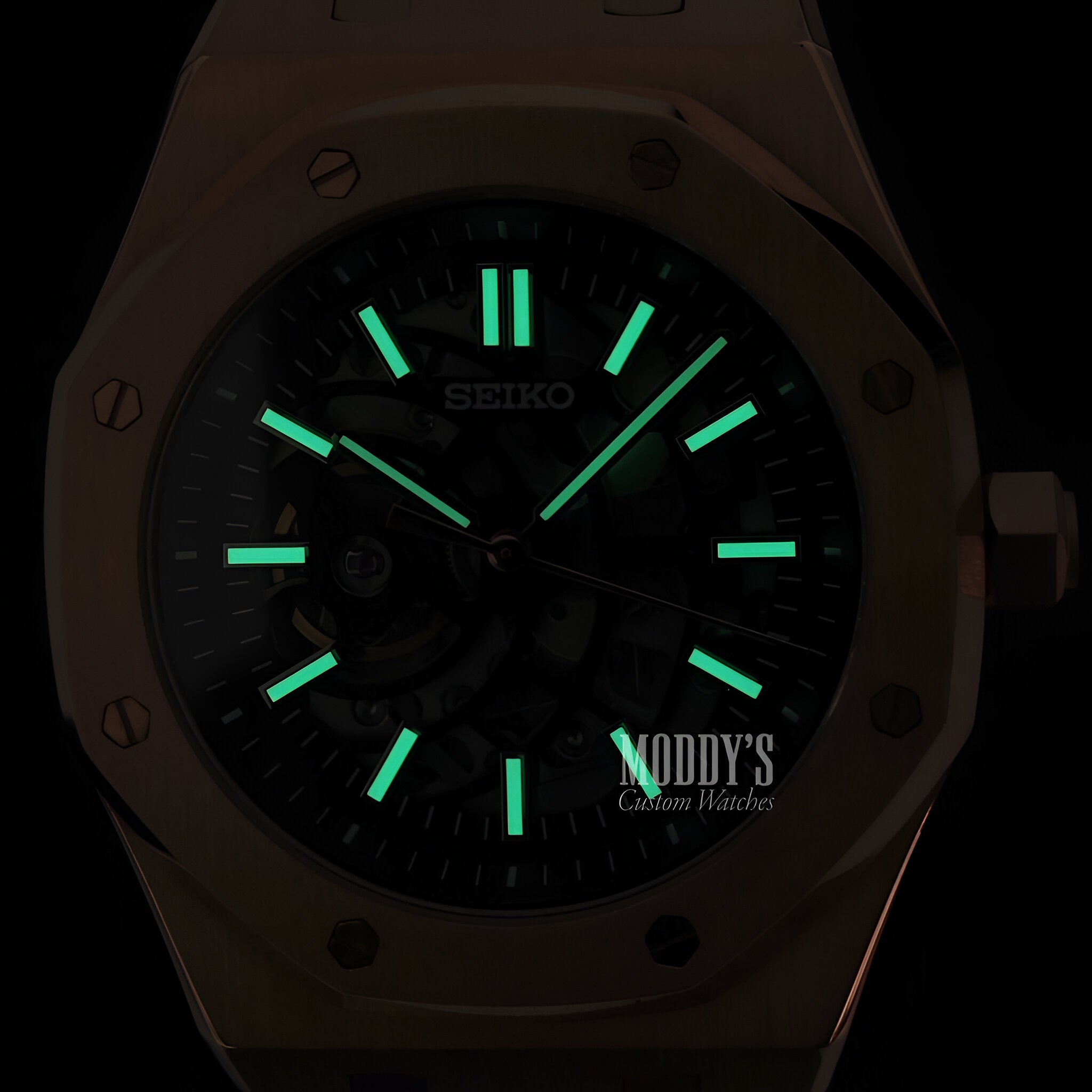 Royal Seikoak | Rose Gold Skeleton