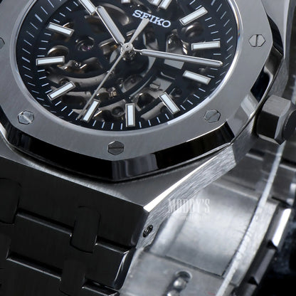 Royal Seikoak skeleton watch with Seiko NH70 automatic movement