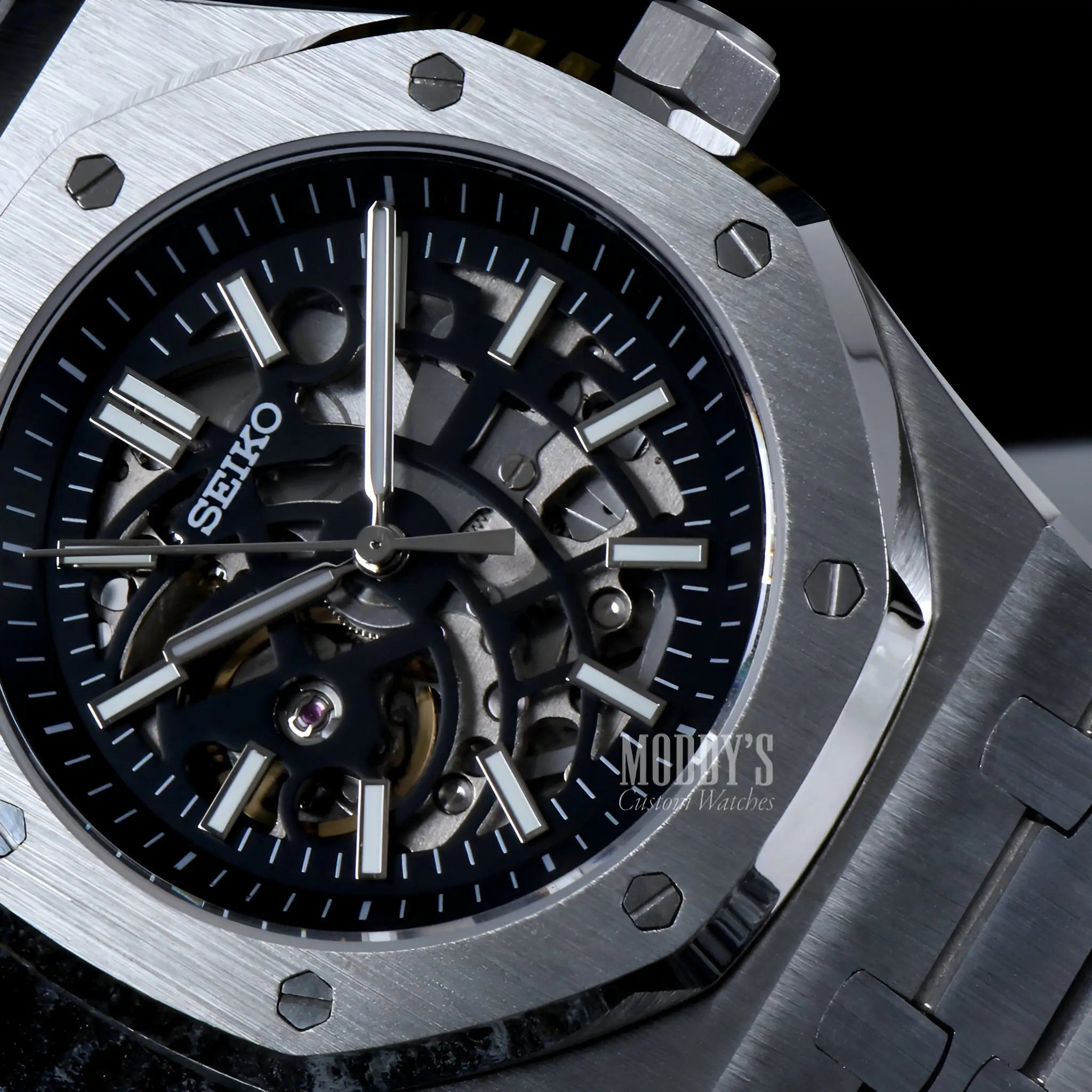 Royal Seikoak Skeleton Watch with Seiko NH70 Movement