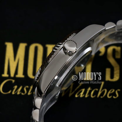 Sky Dweller black Seiko NH35 316L stainless steel watch