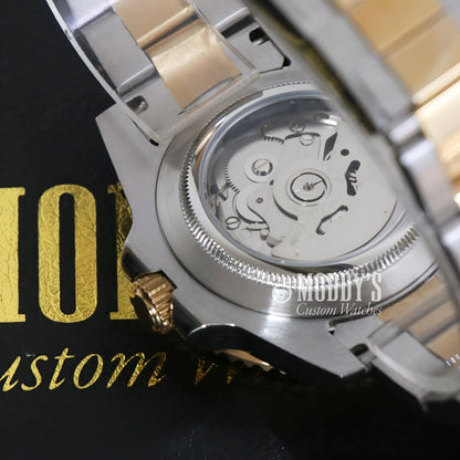 Seiko mod submariner watch with NH35 movement and water resistance