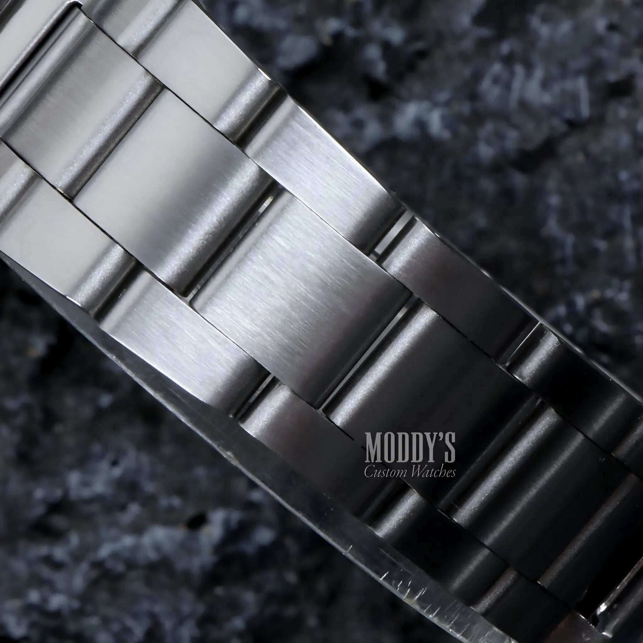 Seiko mod submariner vintage stainless steel watch band