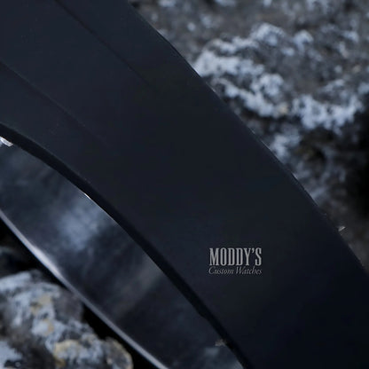 Seiko NH35 Automatic Black Matte Textured Watch Band