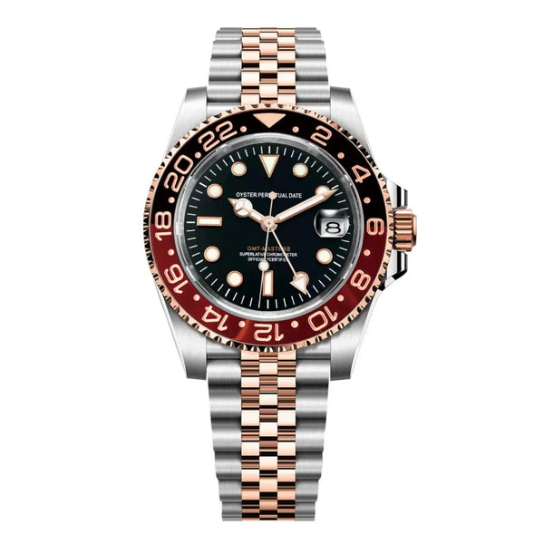 Seiko Mod GMT: 40mm, NH34 Automatic, Sapphire Glass