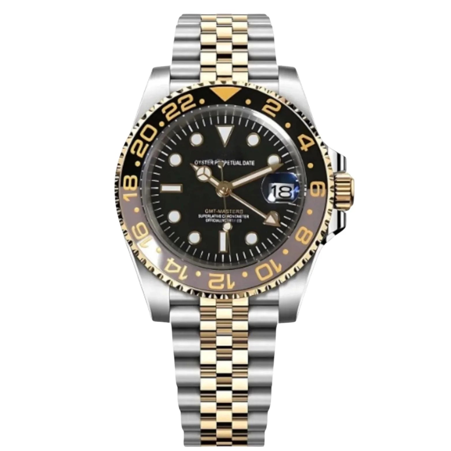 Gmteiko | Silver | Gold - Submariner / Gmt - Moddys Custom Watches