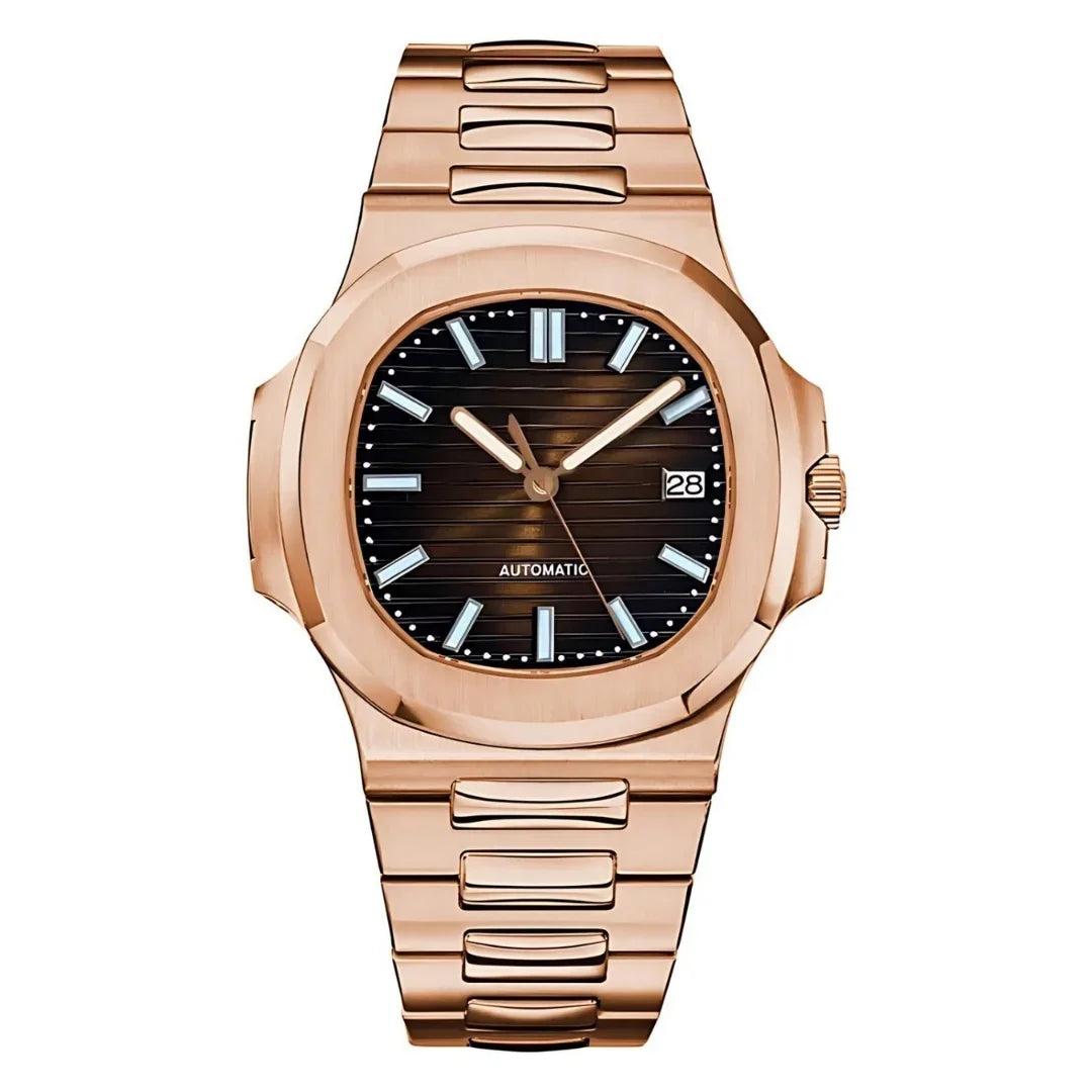 Nautiko | Rose Gold Brown - Nautilus - Moddys Custom Watches
