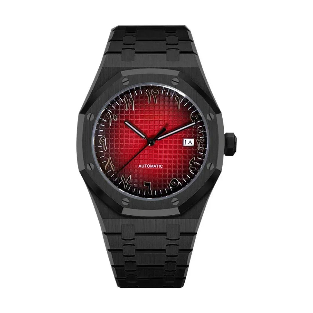 Royal Seikoak | Arabic Black - Red - Royal Oak - Moddys Custom Watches